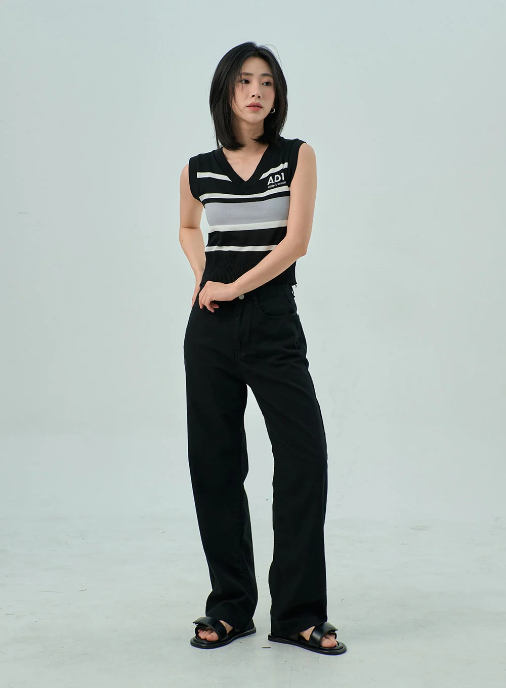 Wide Leg Cotton Pants OY310 - Image 5