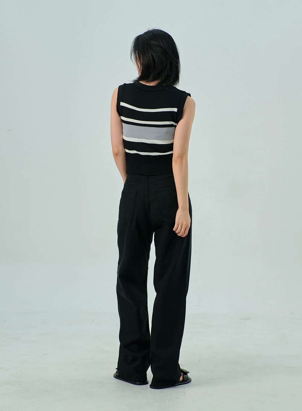 Wide Leg Cotton Pants OY310 - Image 6