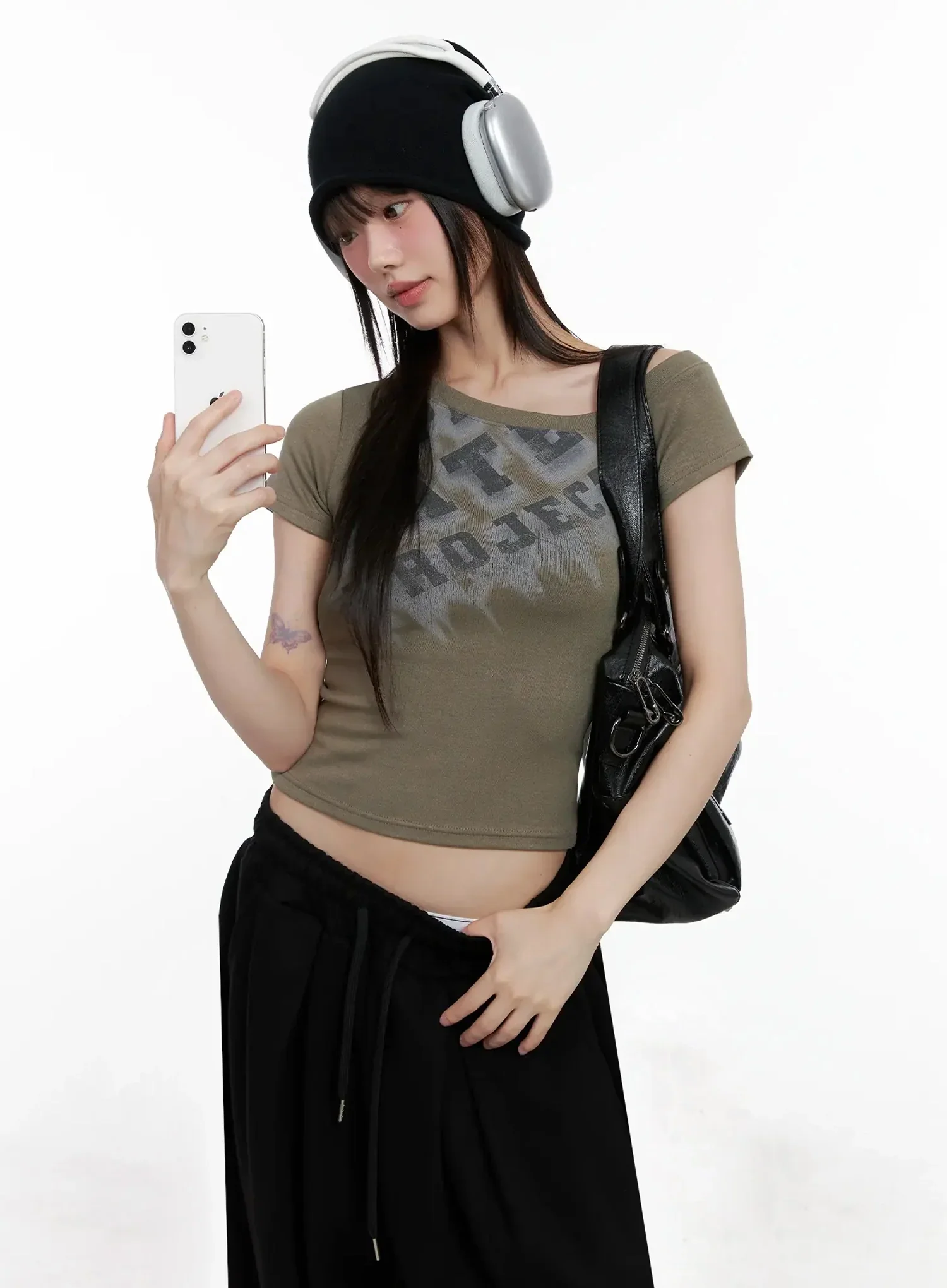 Wide-Leg Drawstring Sweatpants IL528 - Image 13