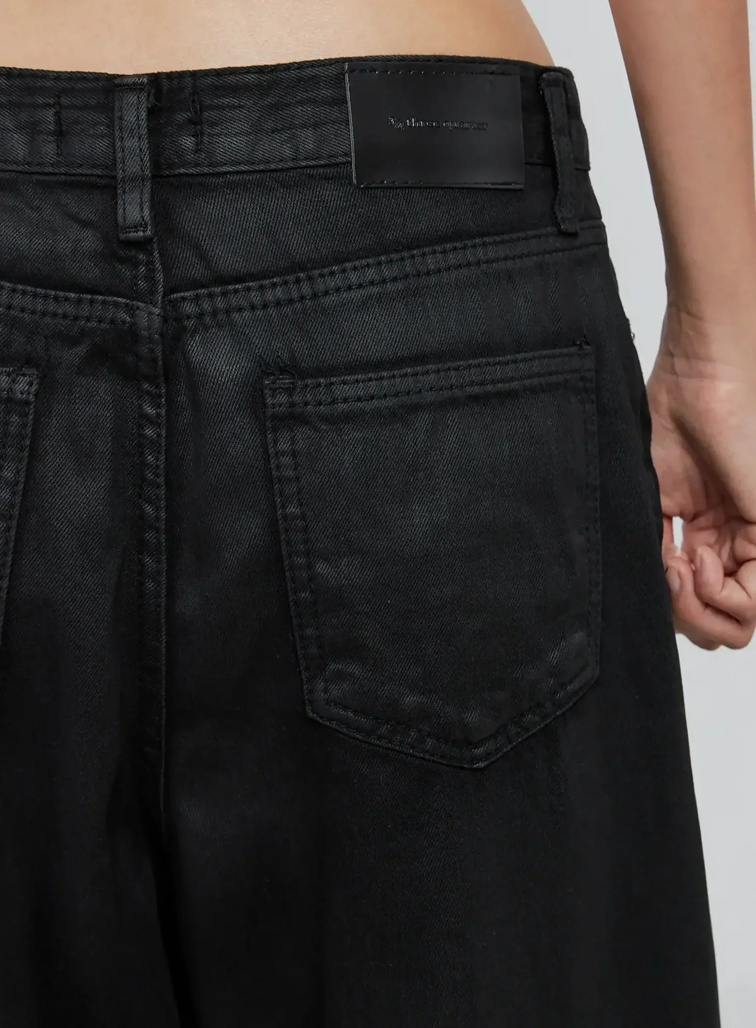 Wide Leg Faux Leather Pants IO530 - Image 13