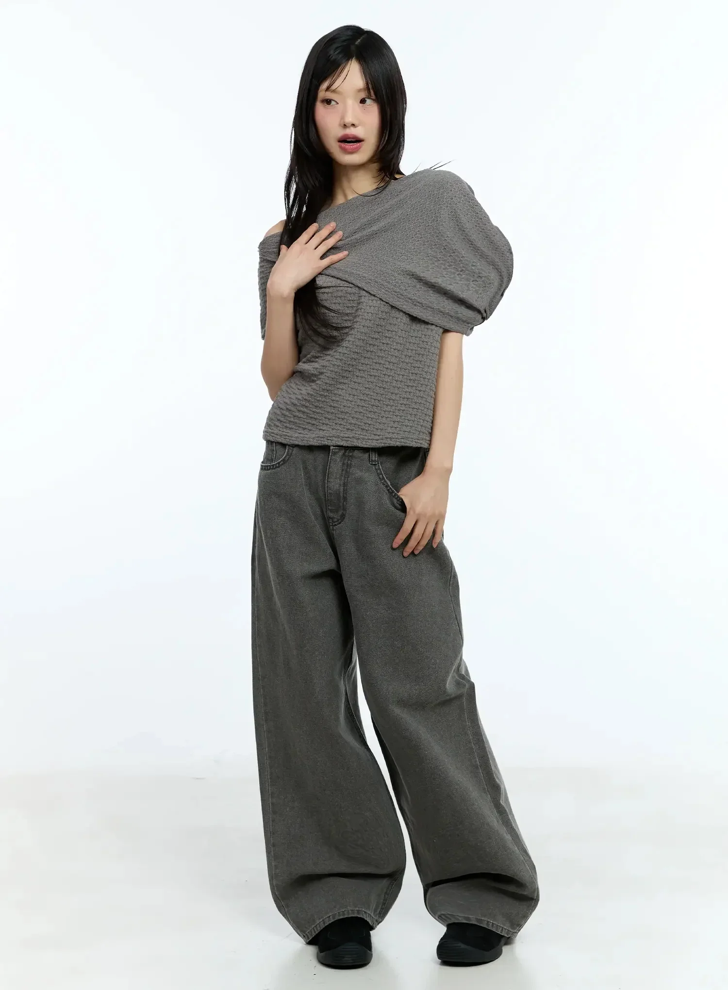 Wide-Leg Lounge Pants IU525 - Image 2