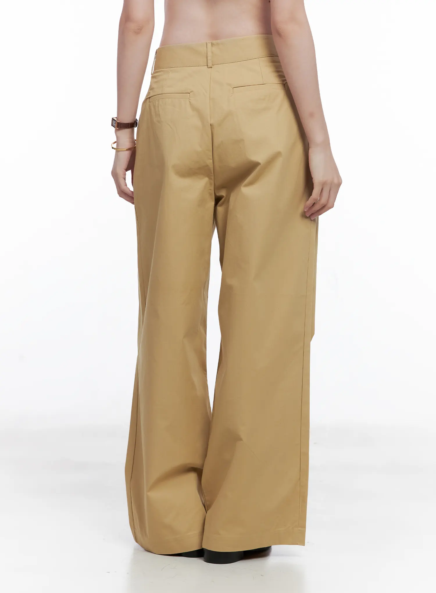 Wide Leg Pintuck Cotton Slacks CG520 - Image 6