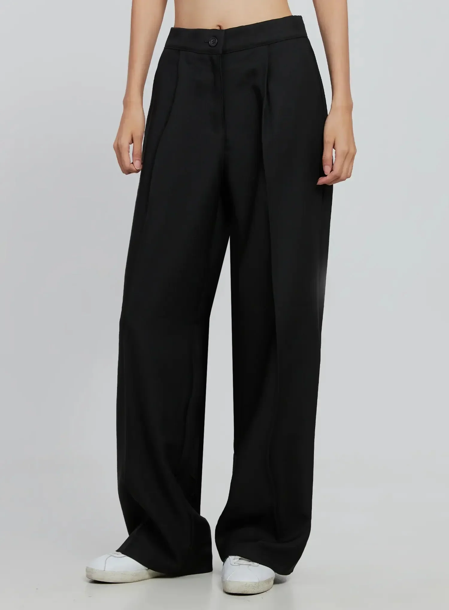 Wide Leg Pintuck Slacks IN507 - Image 10