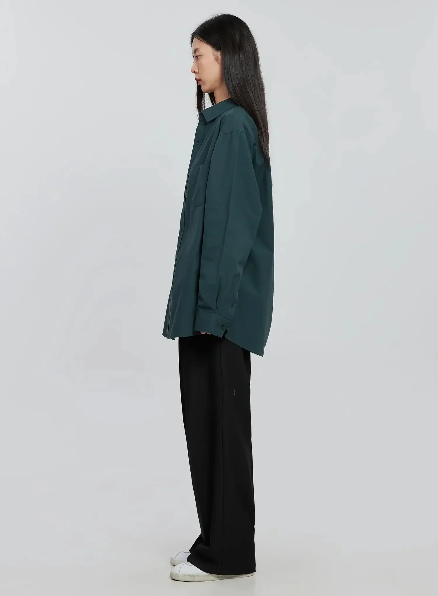 Wide Leg Pintuck Slacks IN507 - Image 8