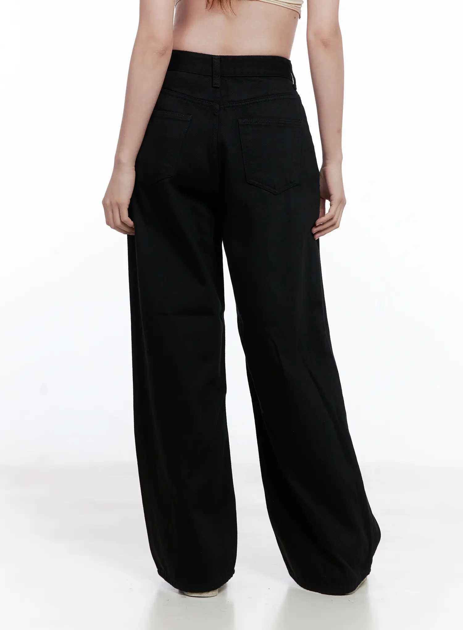 Wide-Leg Pintuck Trousers CG521 - Image 6