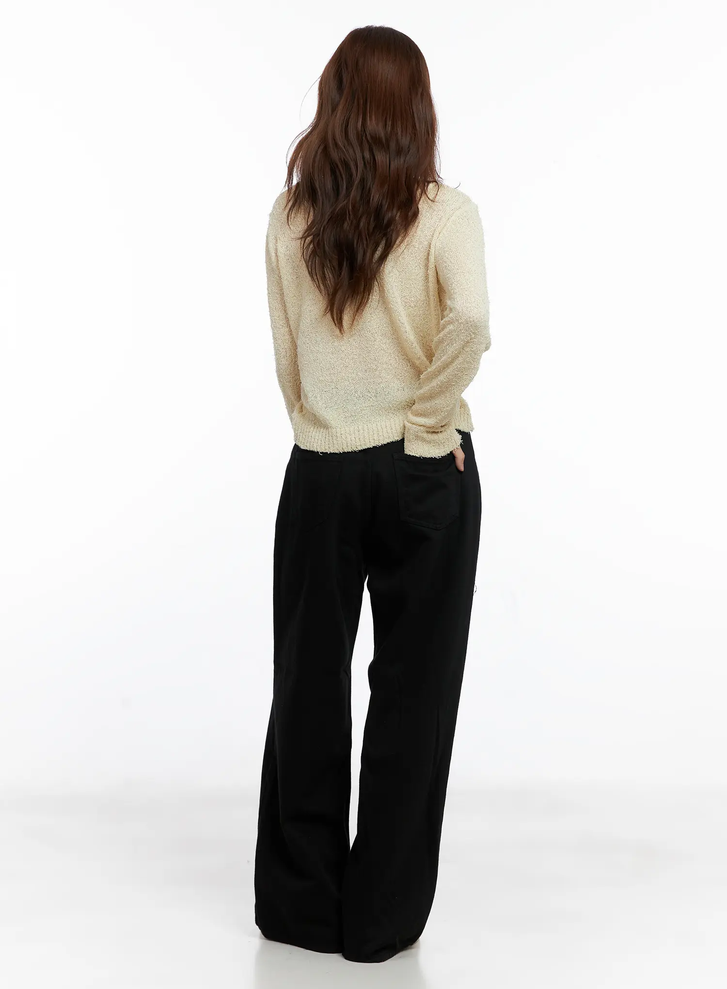 Wide-Leg Pintuck Trousers CG521 - Image 7