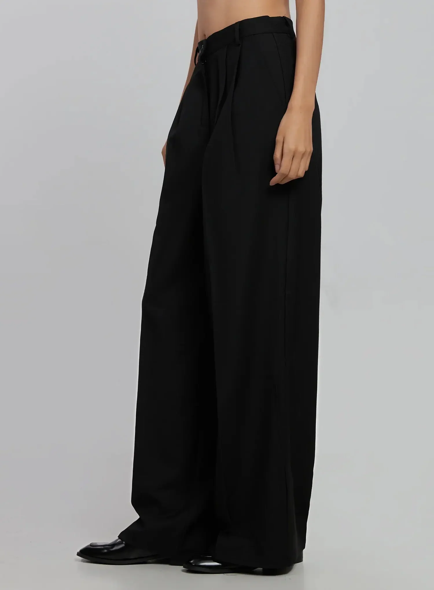 Wide Leg Pleated Trousers ID516 - Image 10