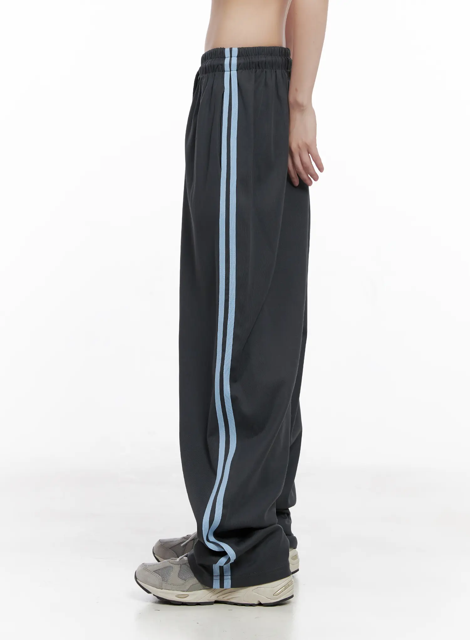 Wide-Leg Striped Track Pants CG519 - Image 4