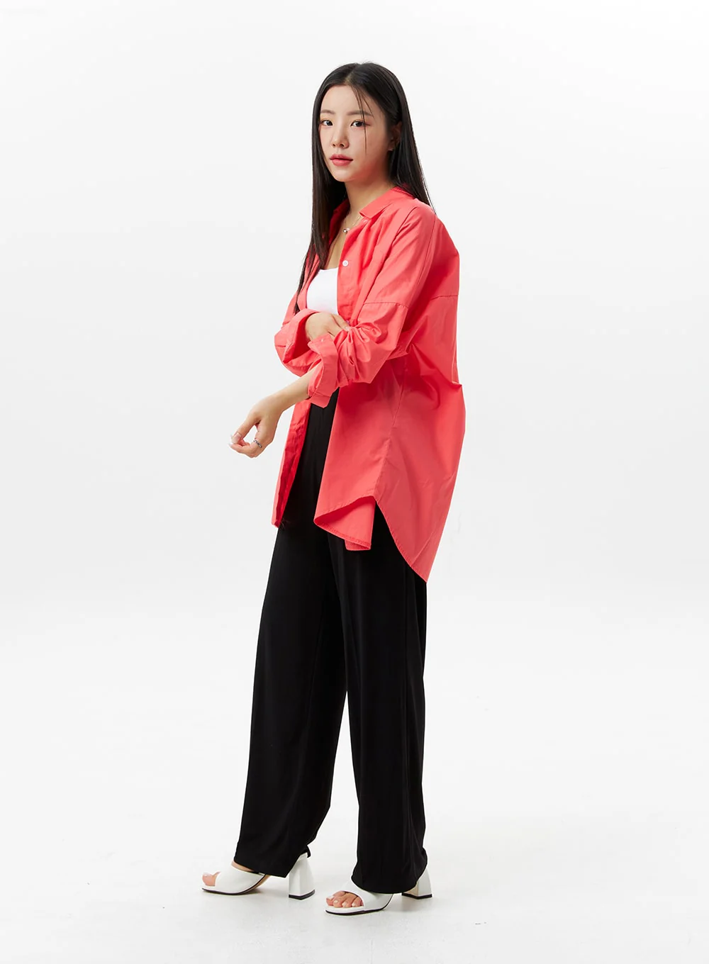 Wide Leg Tailored Pants OG314 - Image 9