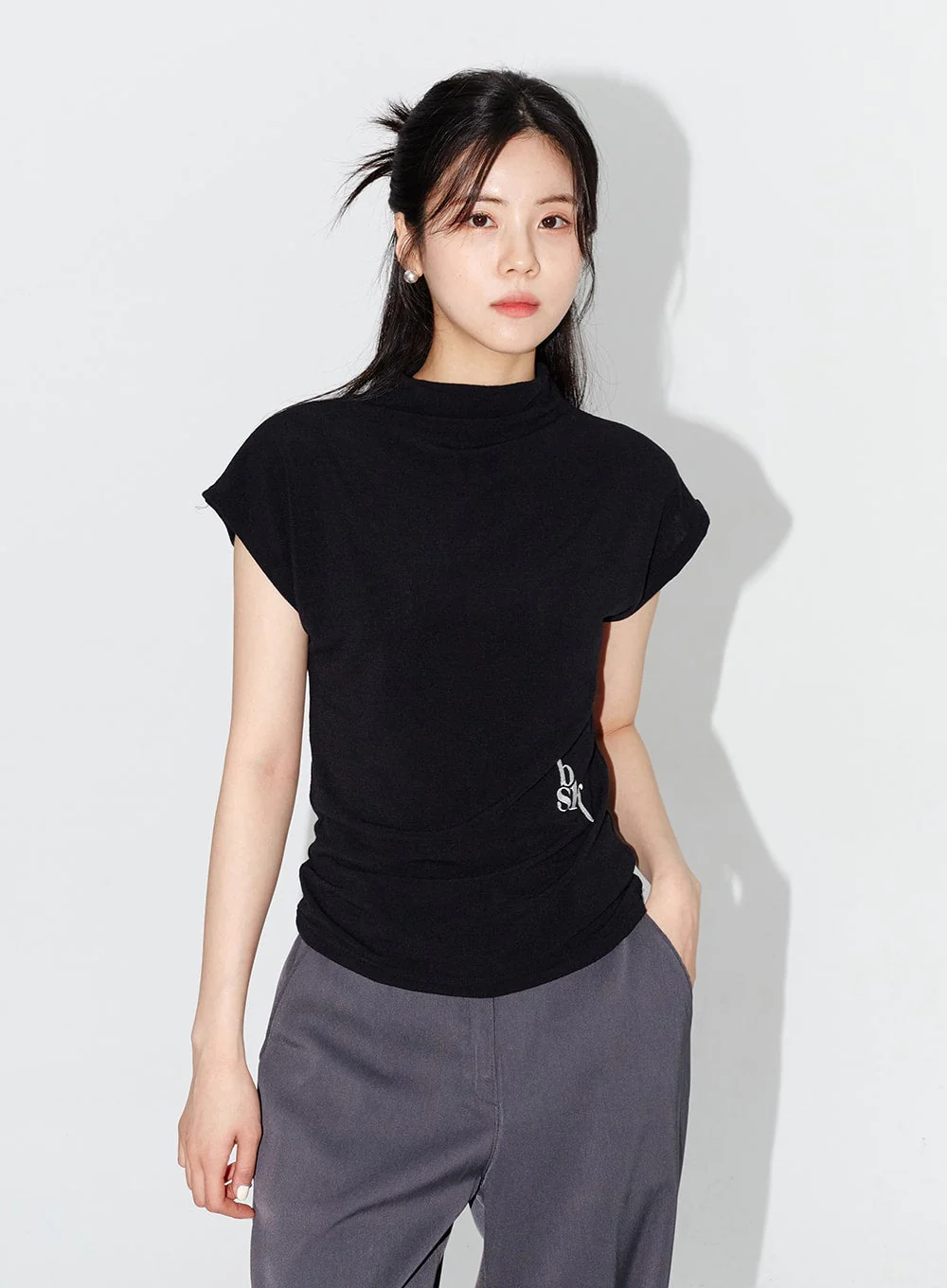 Wide Leg Tailored Pants OM320 - Image 8