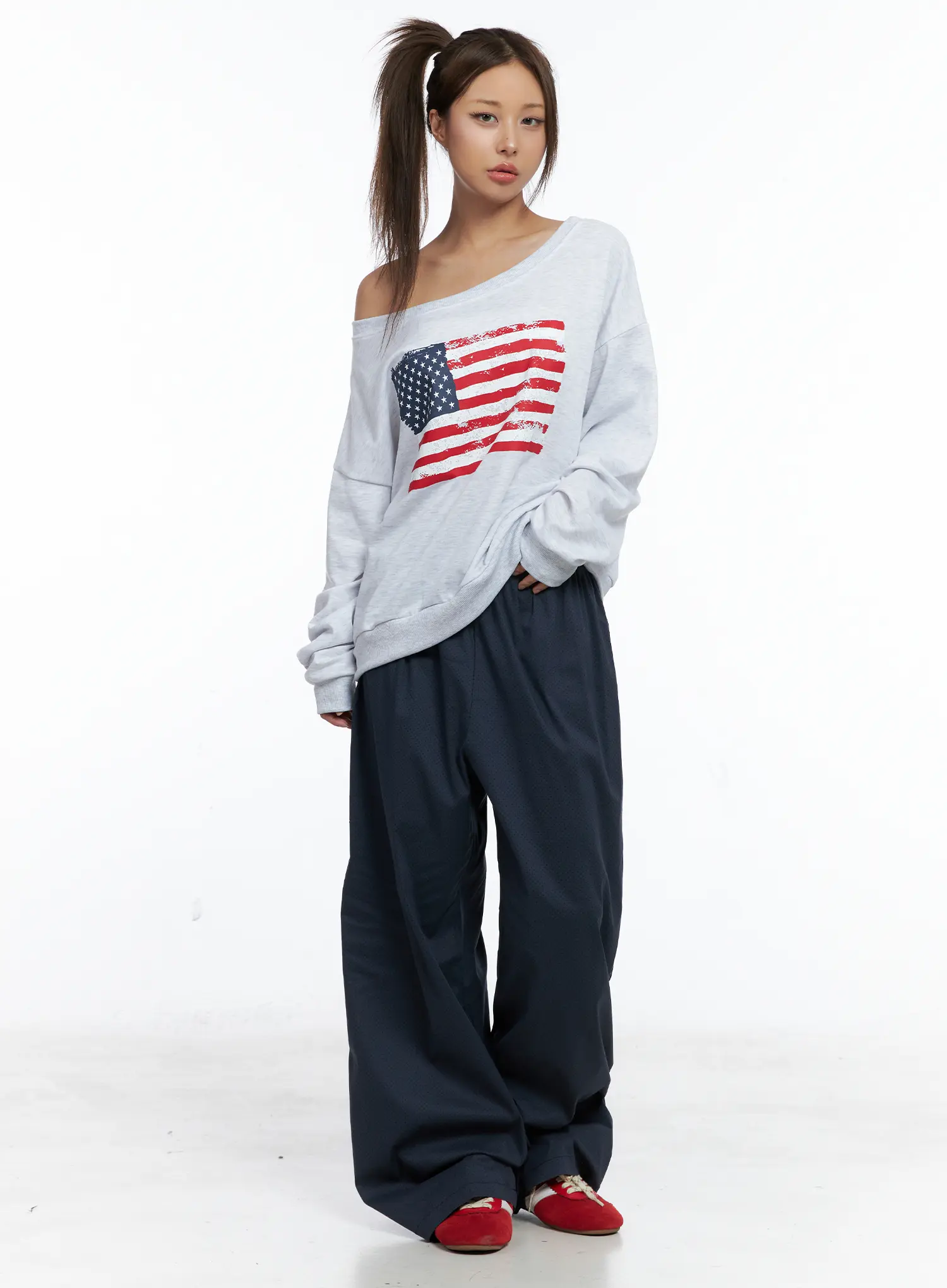 Wide Leg Track Pants CS504 - Image 5