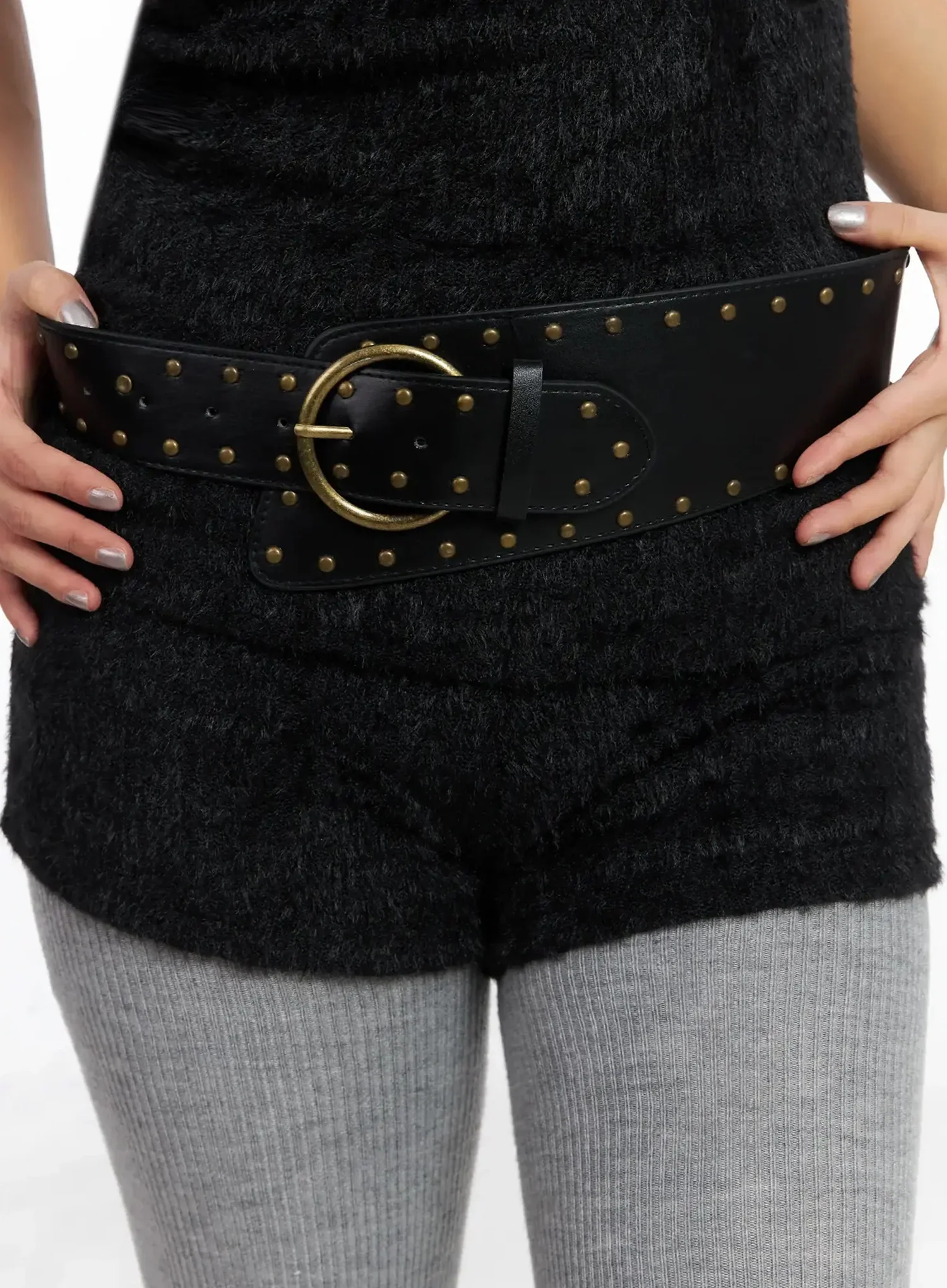 Wide Studded Belt ID503 - Image 5