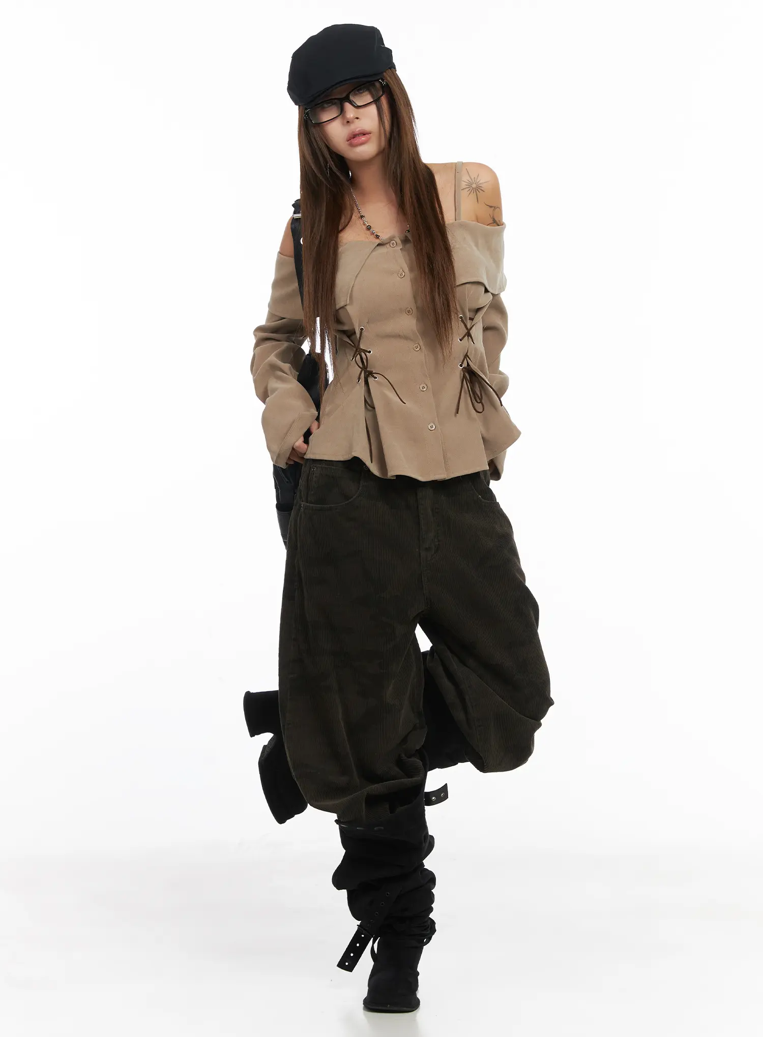 Willow Camo Wide Pants CJ512 - Image 2