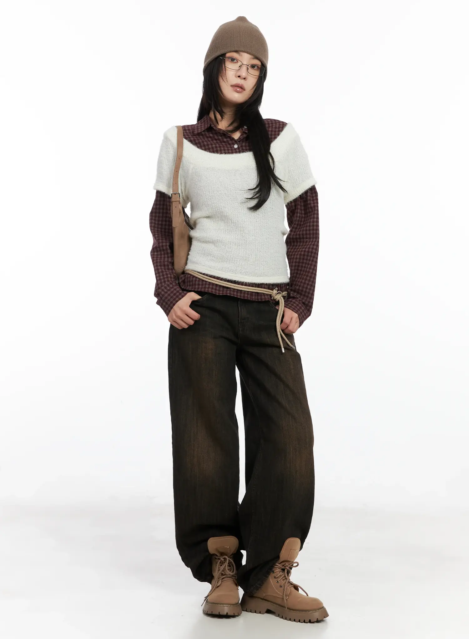 Winnie Brown Baggy Jeans CD502 - Image 8