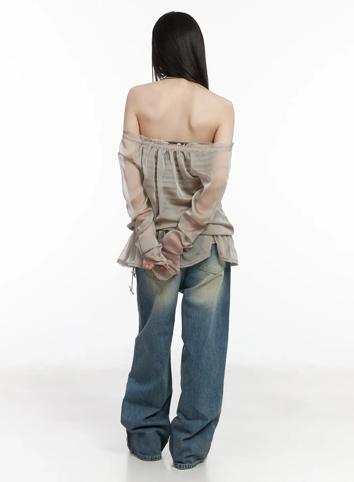 Winona Vintage Wash Baggy Jeans CM524 - Image 7