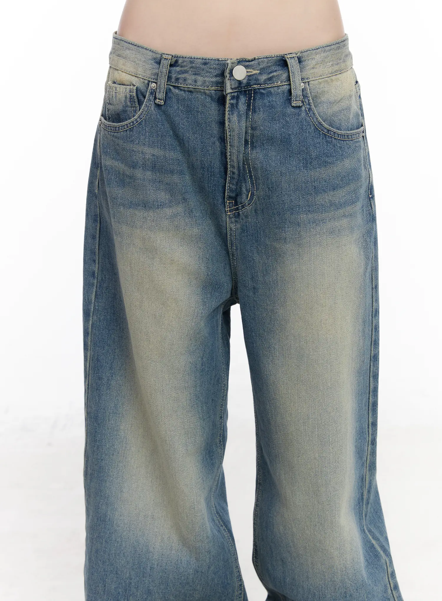 Winona Vintage Wash Baggy Jeans CM524 - Image 9