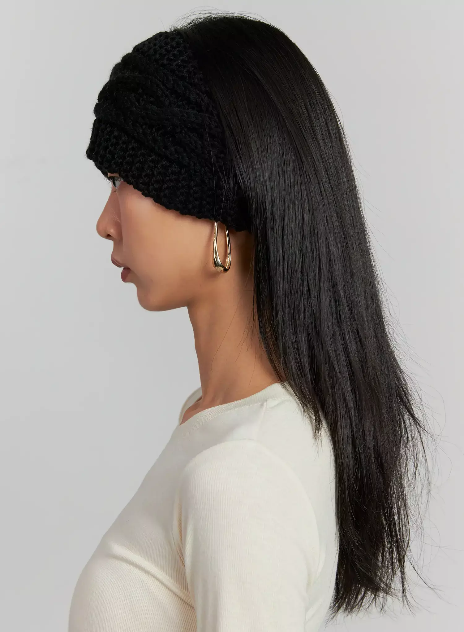 Winter Knit Hearband IJ505 - Image 5