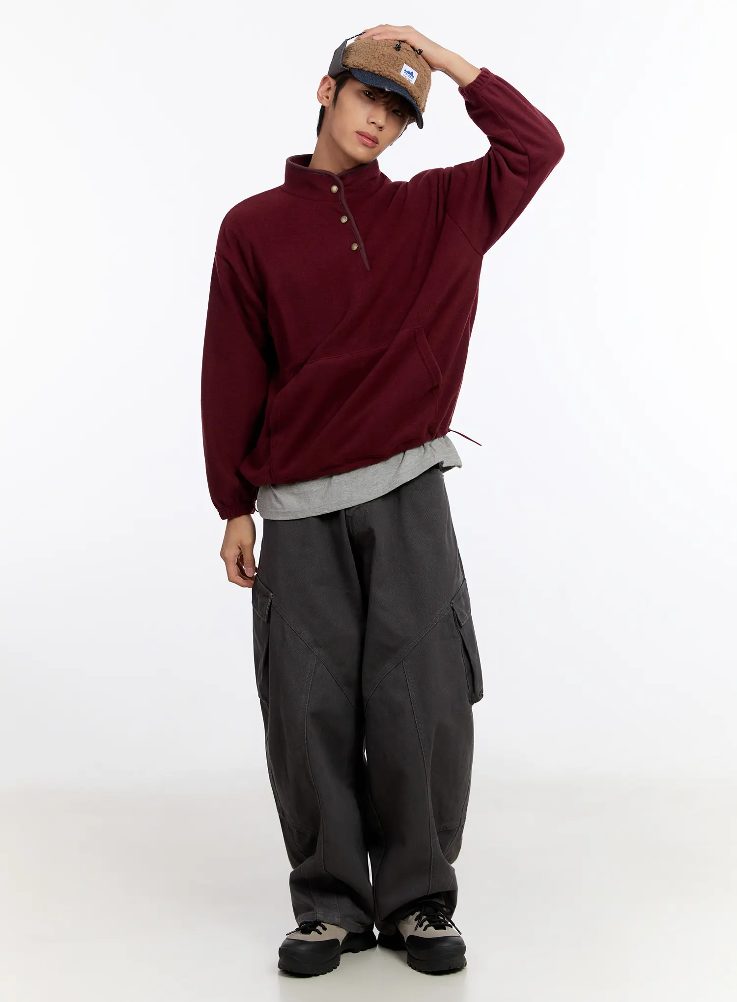 Winter Sherpa Camp Cap IN528 - Image 2