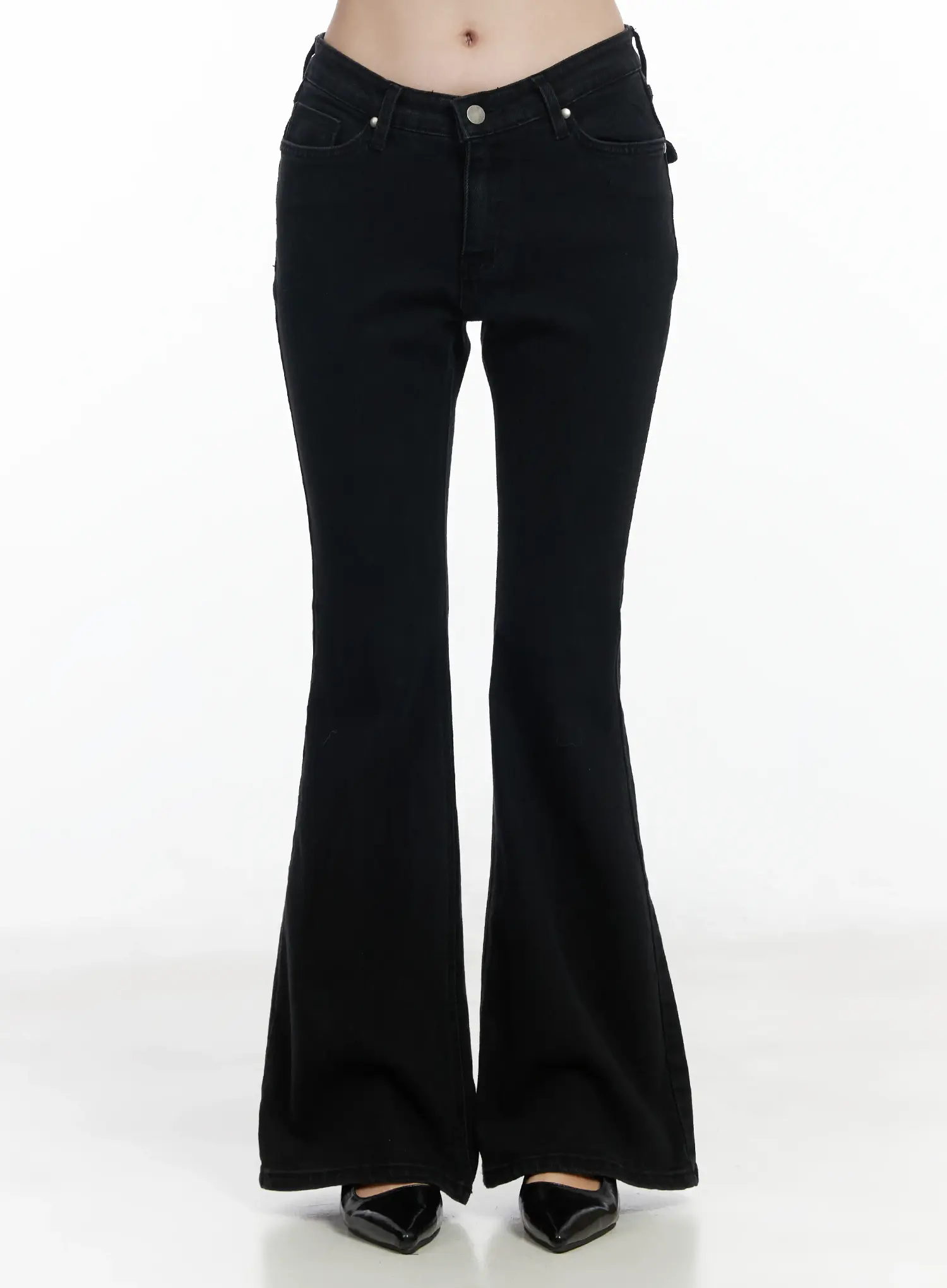 Wonwoo Studded Bootcut Jeans IF520