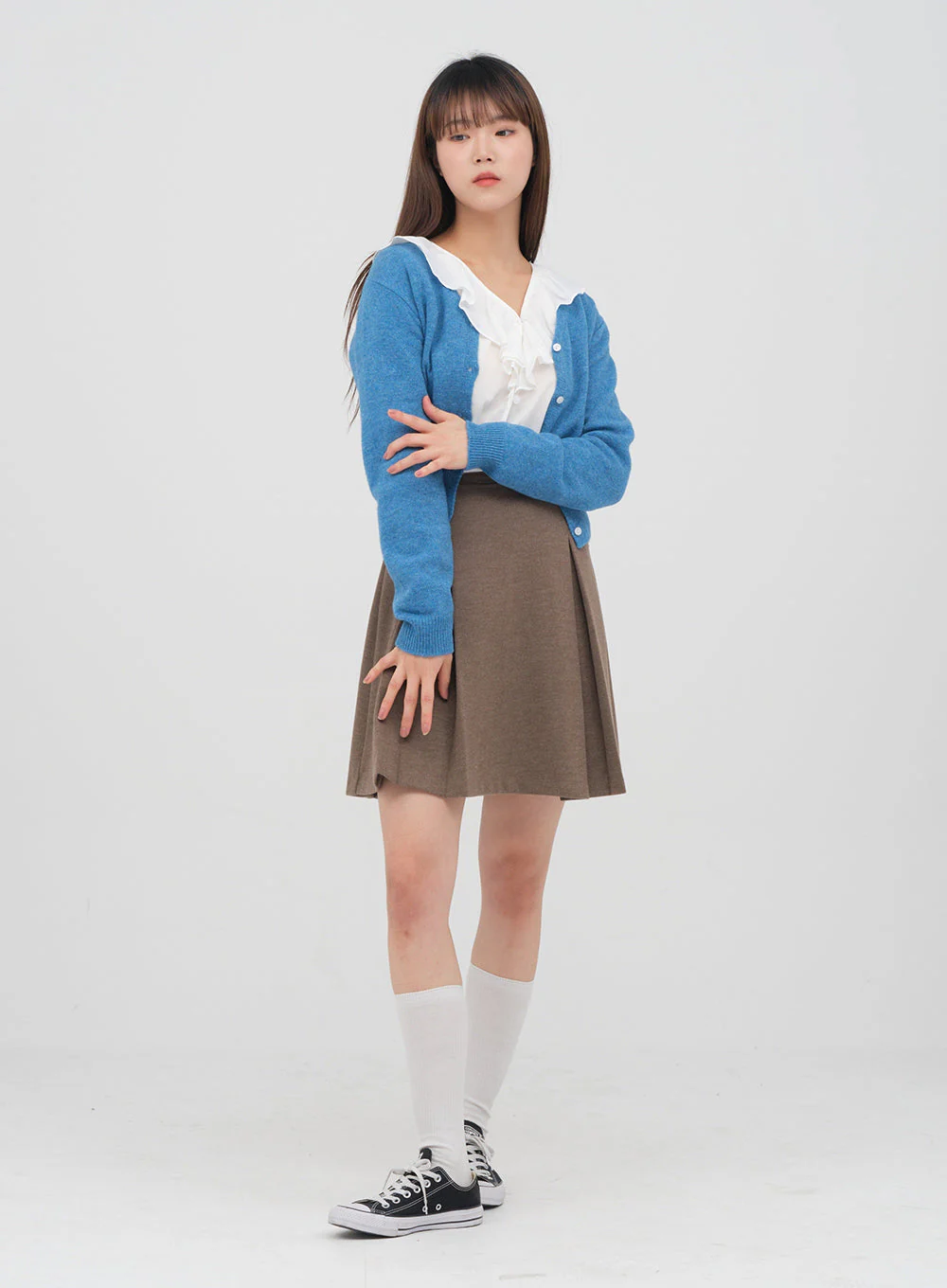 Wool Crop Cardigan F4 - Image 3
