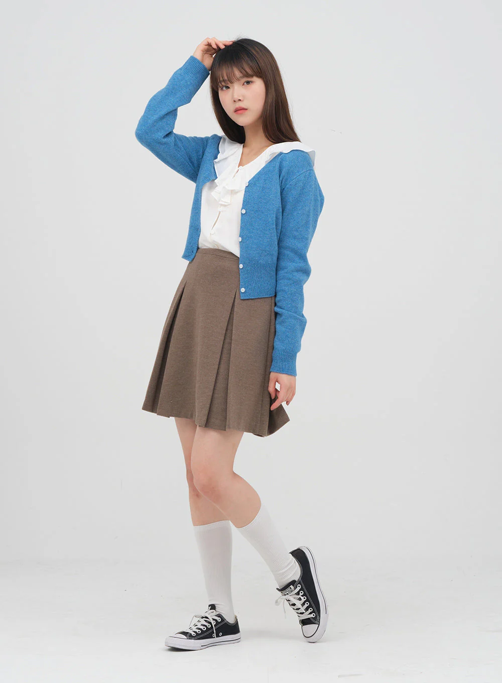 Wool Crop Cardigan F4 - Image 4