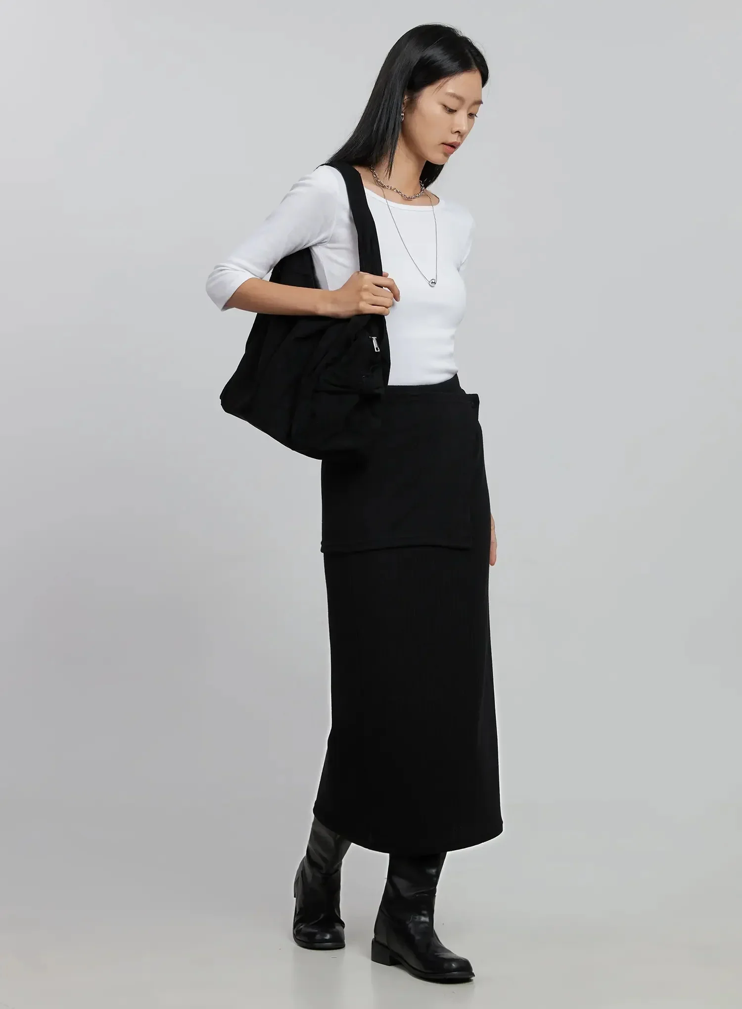 Wrap Maxi Skirt ID516 - Image 2
