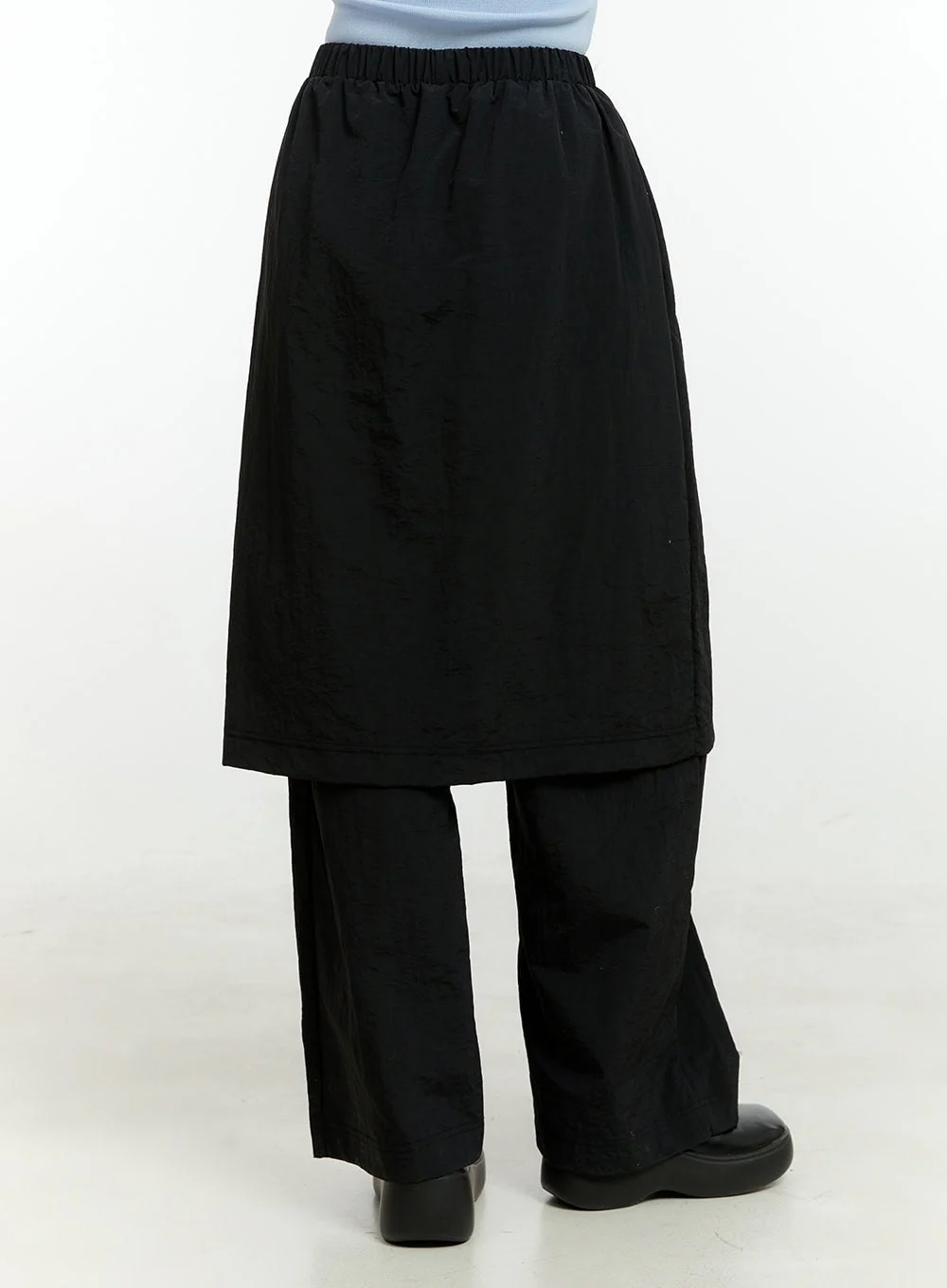 Wrap Midi Skirt with Pants OL430 - Image 6