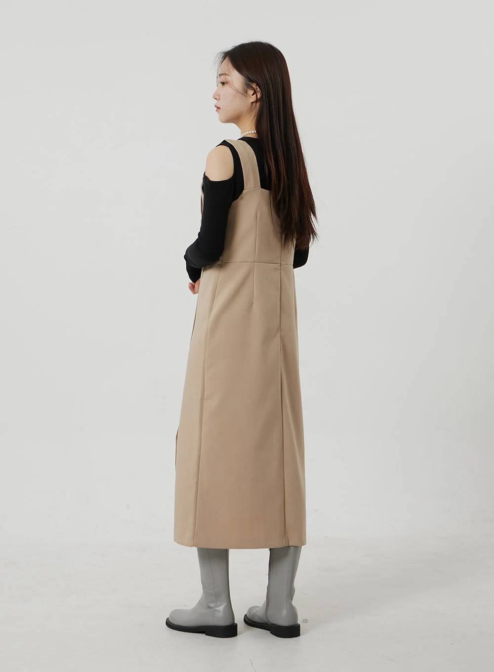 Wrapped Button Maxi Dress OF307 - Image 2