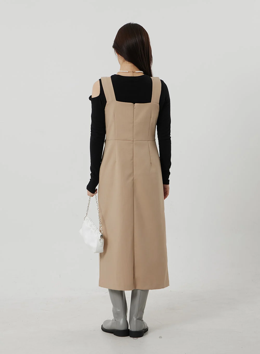 Wrapped Button Maxi Dress OF307 - Image 4