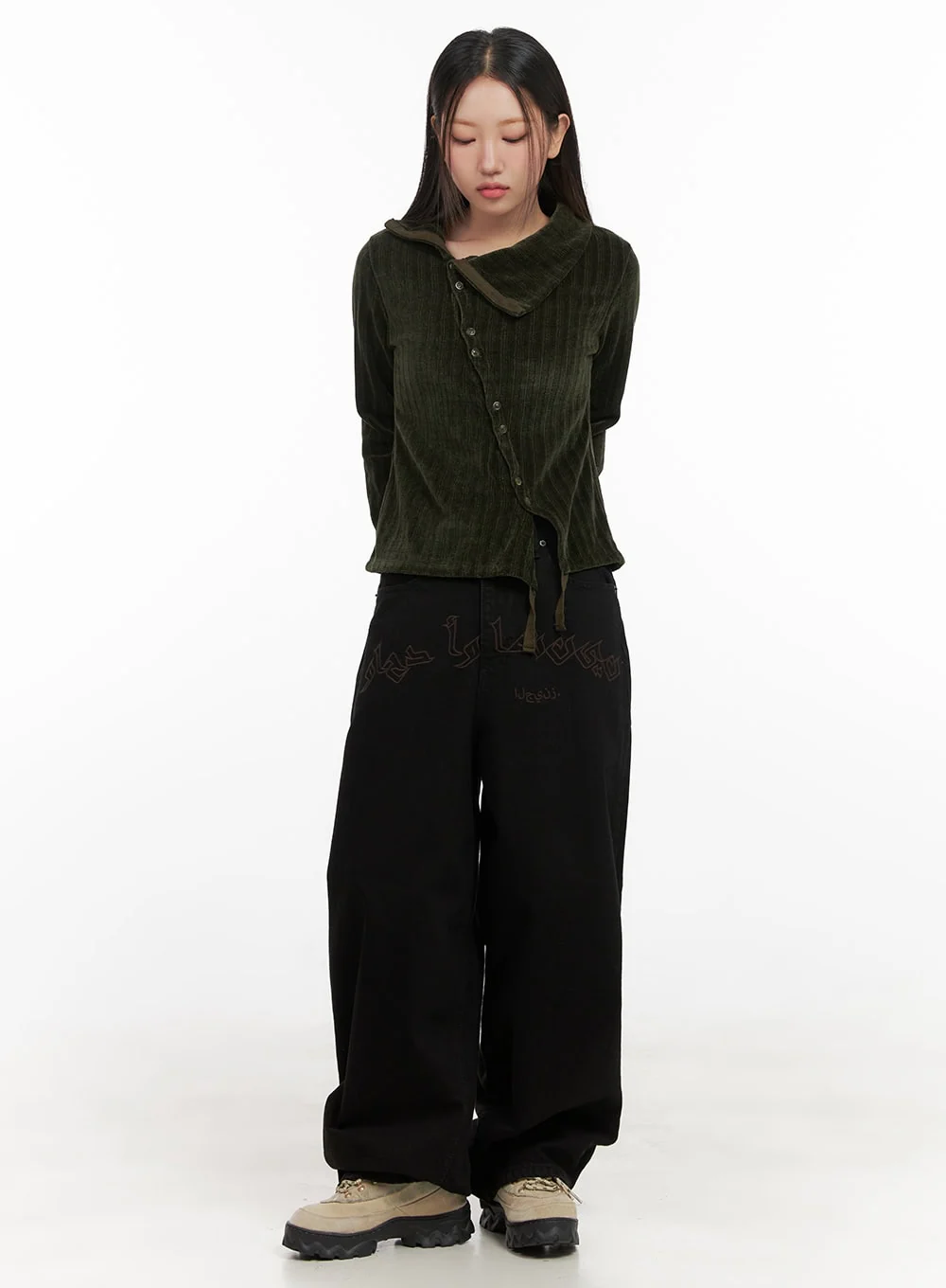 Yasmin Denim Wide Fit Jeans CD413 - Image 2