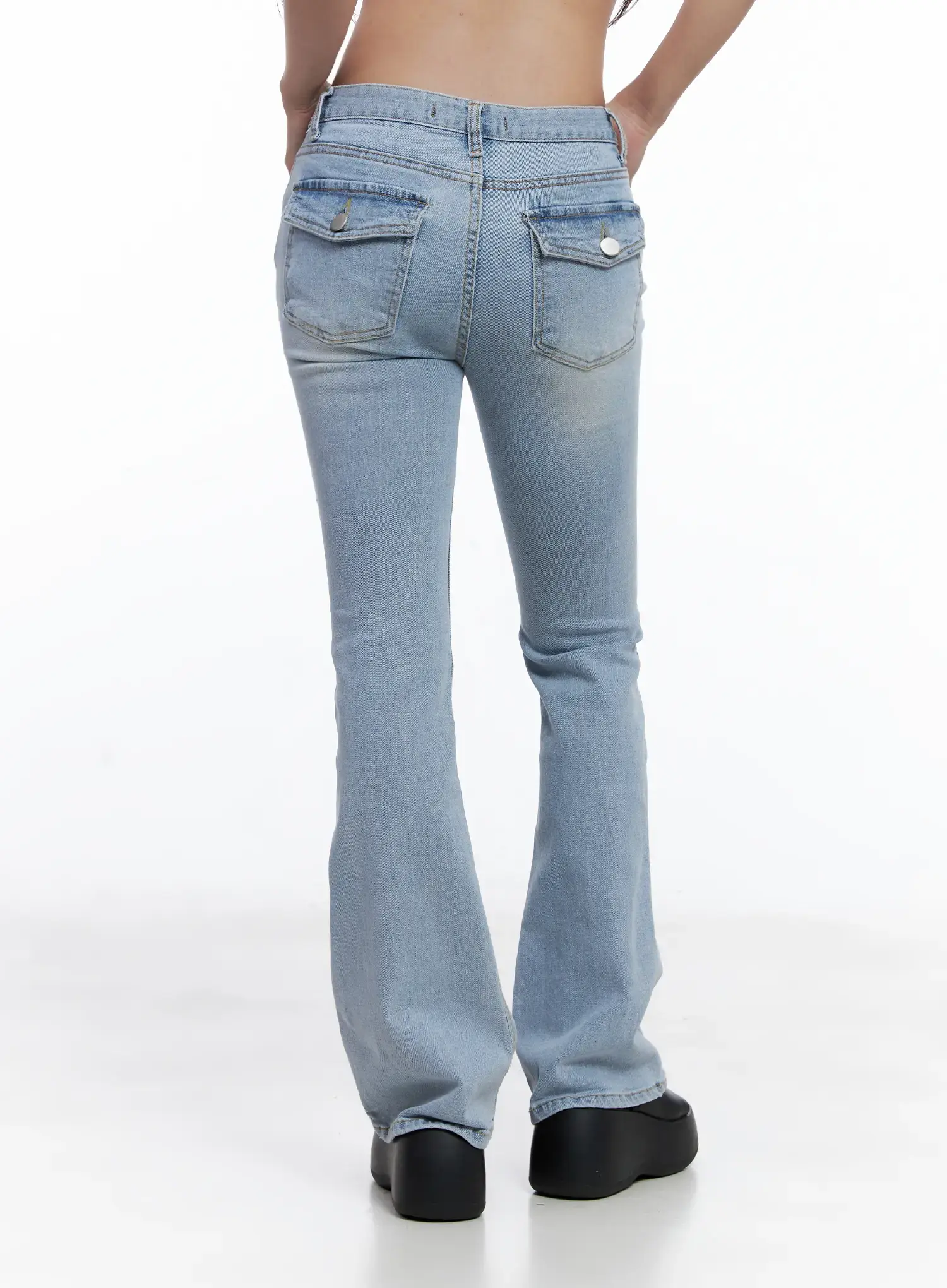 Yeojin Classic Flare Denim Jeans CL510 - Image 7