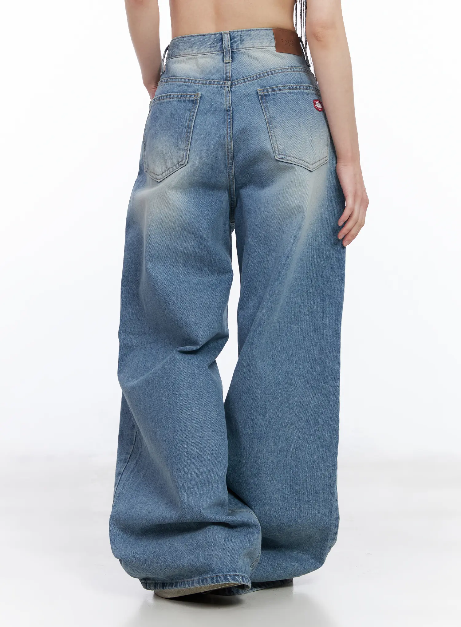 Yoon Washed Baggy Jeans CF518 - Image 4