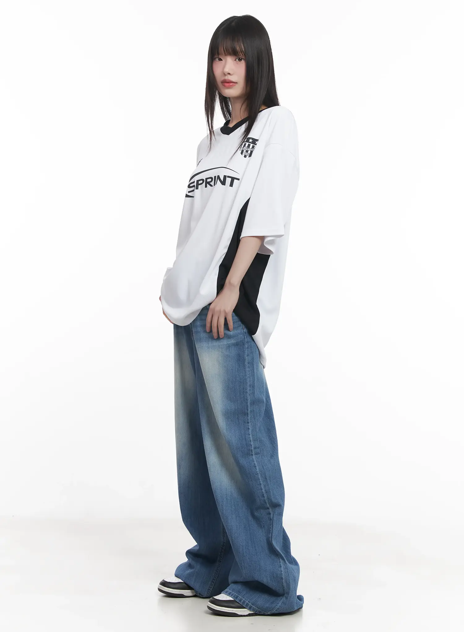 Yunjin Washed Wide-Leg Jeans CU518 - Image 3
