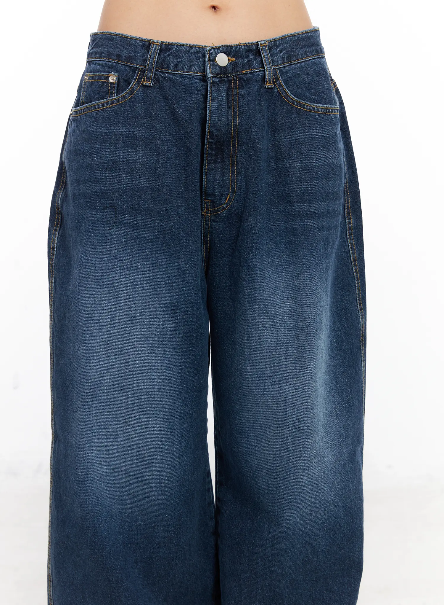 Yusra Washed Baggy Jeans CJ522 - Image 3