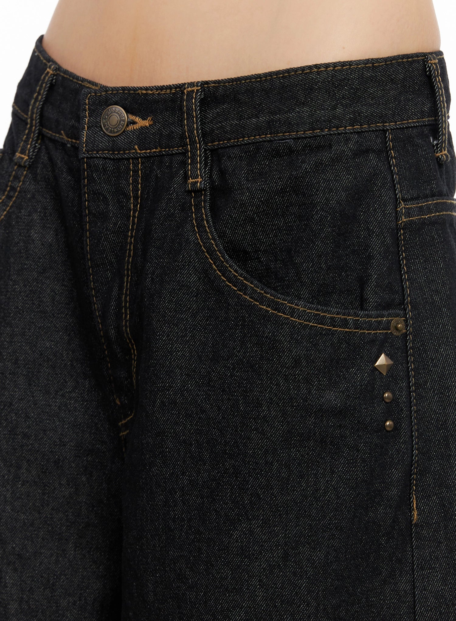 Zaylee Studded Wide Leg Jeans IN503 - Image 5