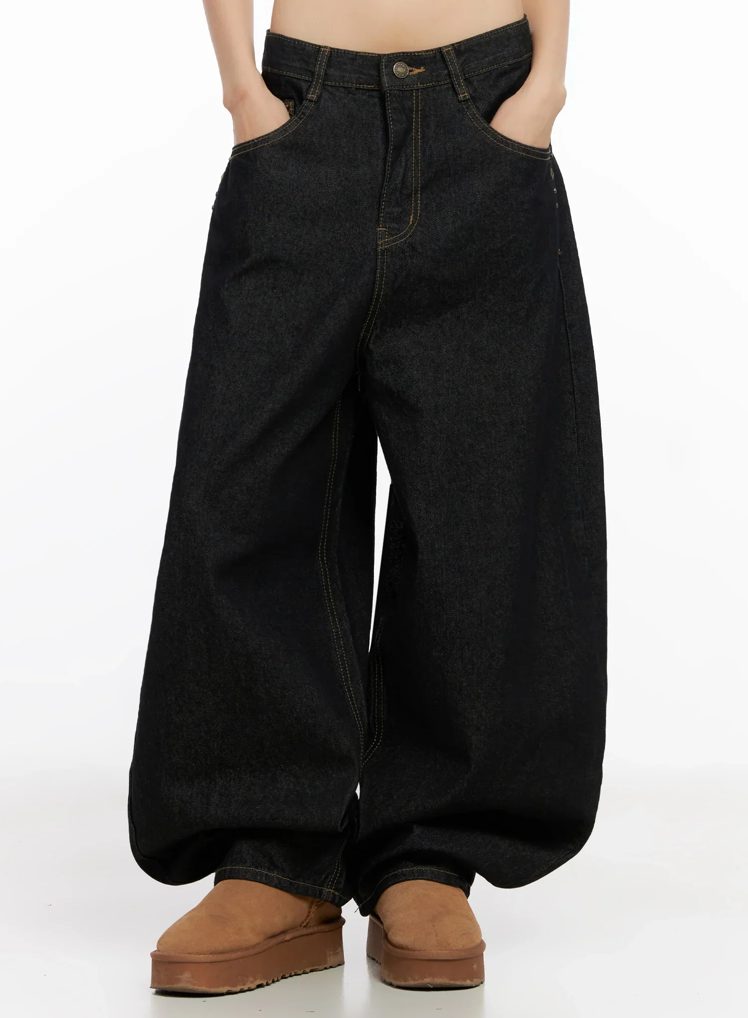 Zaylee Studded Wide Leg Jeans IN503 - Image 9