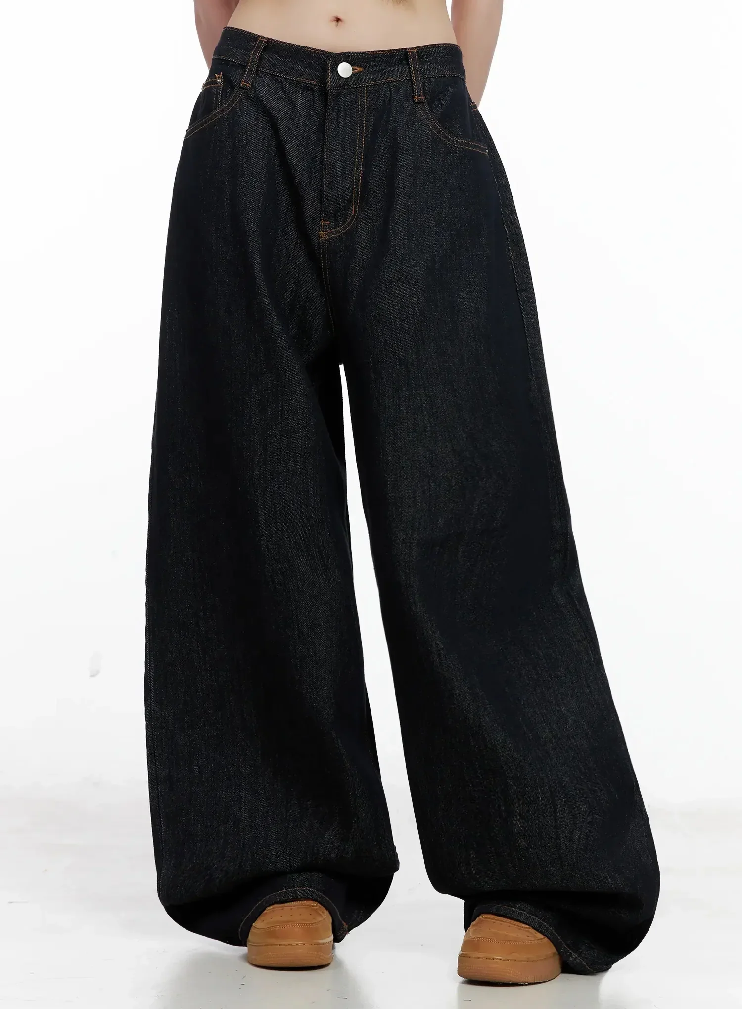 Zinni Dark-Wash Wide Denim Jeans IL531