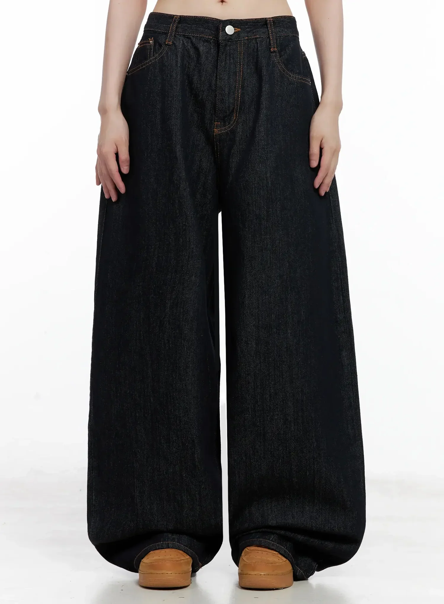 Zinni Dark-Wash Wide Denim Jeans IL531 - Image 4