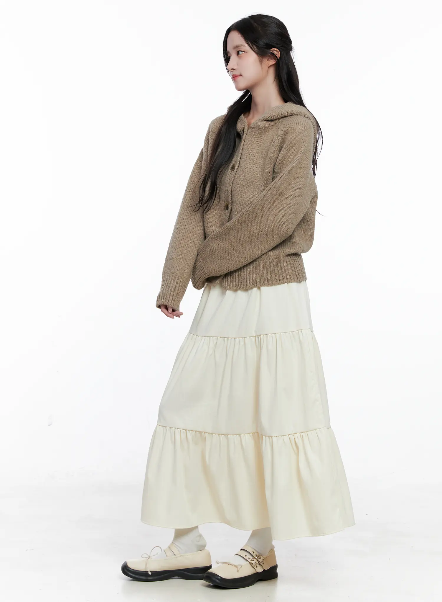 Zip-Up Hoodie Knit CS523 - Image 6